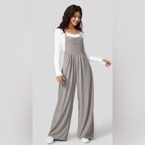 Adjustable Strap Overalls NWT Gray  Sz Small